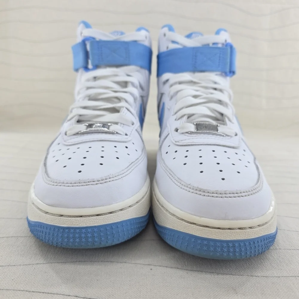 Nike Womens 'University Blue' Air Force 1 High Top OG Shoes DX3805-100 Size 8